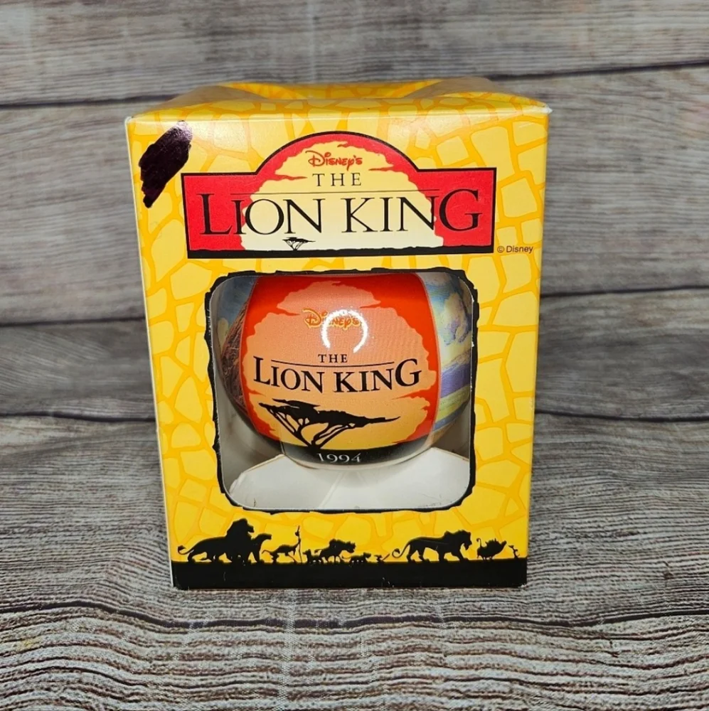 Vintage 1994 Disney The lion king christmas ball ornament